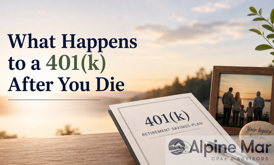 What happens to 401k when you die